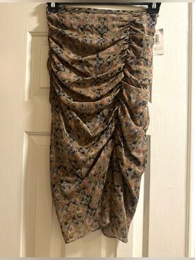 RACHEL Rachel Roy 100% Silk NWT Strapless Mini Drezz